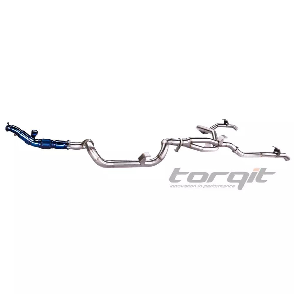 TORQIT TWIN EXIT EXHAUST FOR TOYOTA 79 SERIES 4.5L SINGLE CAB LANDCRUISER: 03/2007 – 07/2016