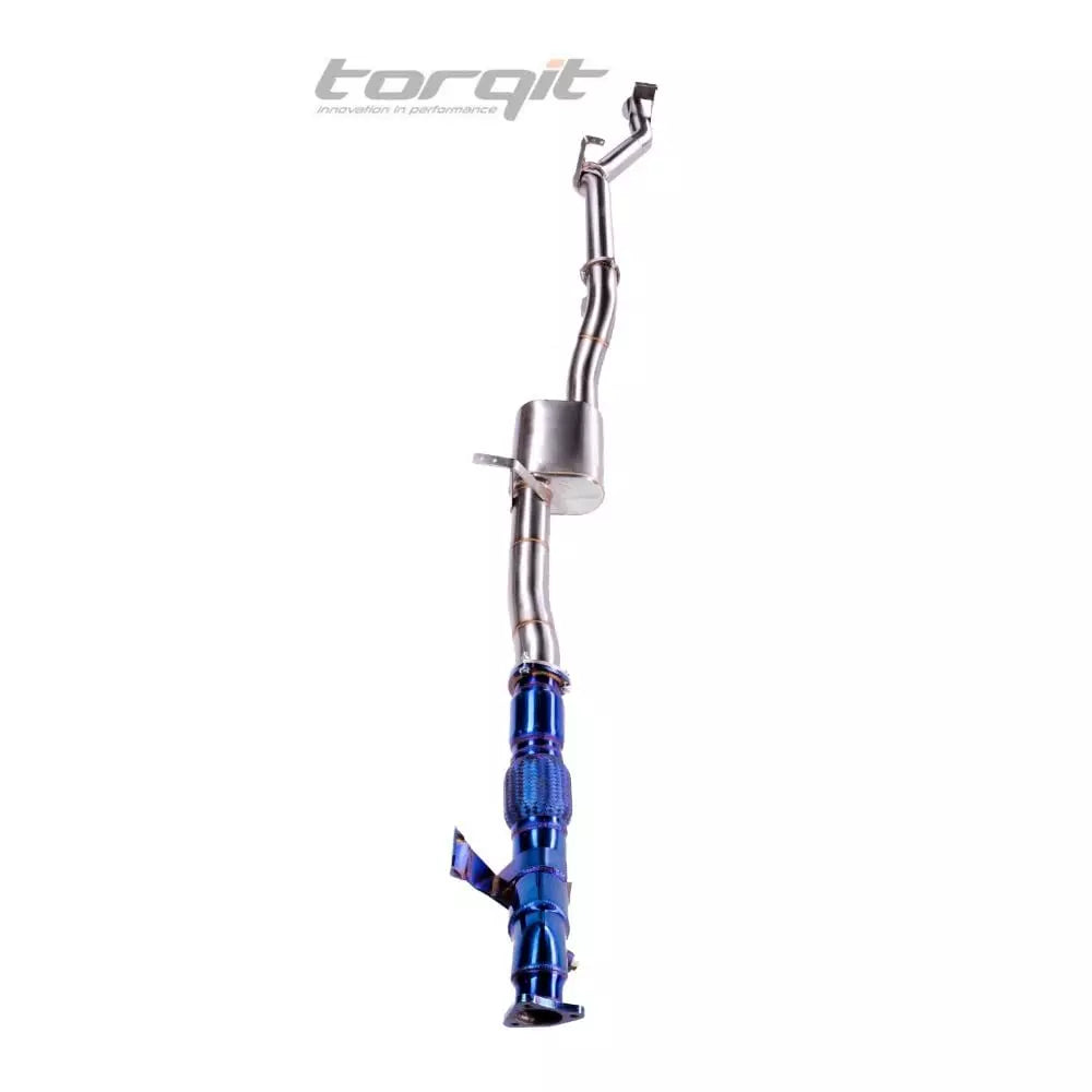 TORQIT 3.5″ SINGLE EXIT EXHAUST FOR TOYOTA 79 SERIES 4.5L DUAL CAB LANDCRUISER: 08/2012 – 07/2016