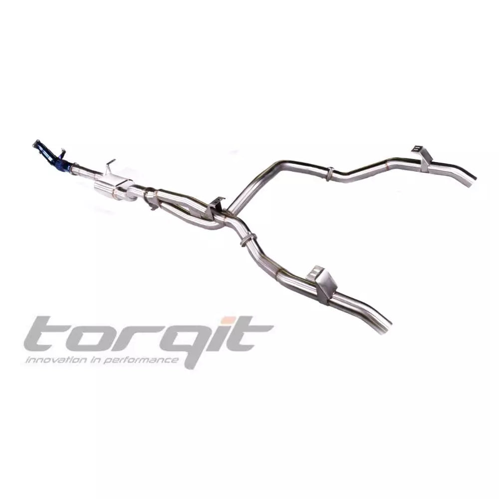 TORQIT TWIN EXIT EXHAUST FOR TOYOTA 79 SERIES 4.5L DUAL CAB LANDCRUISER: 08/2012 – 07/2016