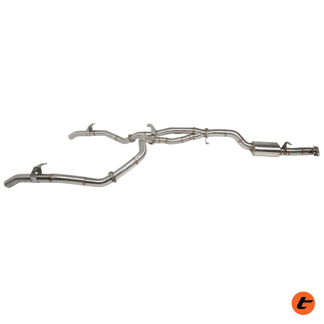 TORQIT TWIN EXIT EXHAUST FOR TOYOTA 79 SERIES 4.5L SINGLE CAB LANDCRUISER: 08/2016