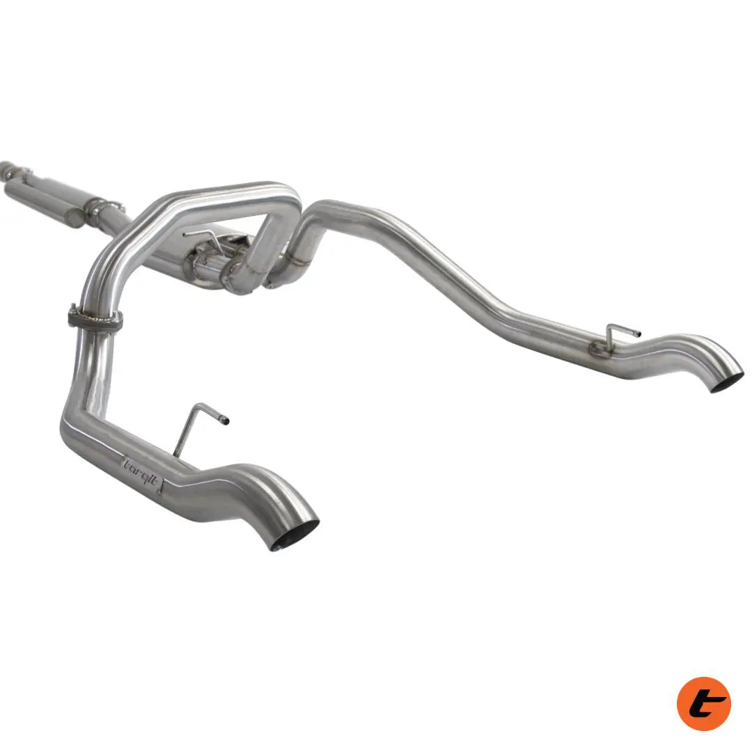 Torqit Single 3.5″ – Twin 3″ Cat Back Exhaust / High Flow Catalytic Converters for Silverado 1500 01/2020 onwards