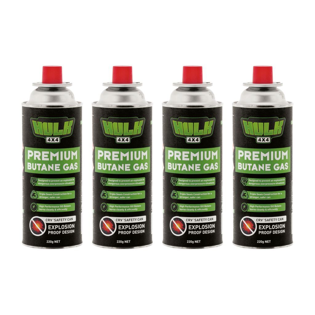 HULK PREMIUM BUTANE GAS 4 PACK