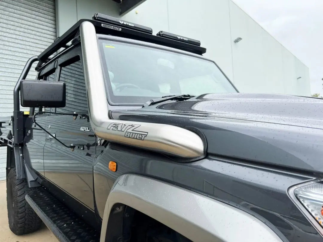 FATZ VDJ70 Series Land Cruiser 4″ Snorkel POLISHED / POWDER COATED BLACK