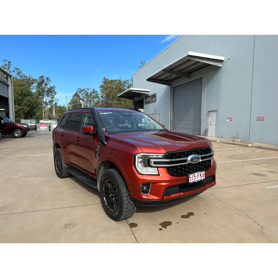 FATZ Ford Everest RA (Next Gen) 4″ Stainless Snorkel POLISHED / BLACK