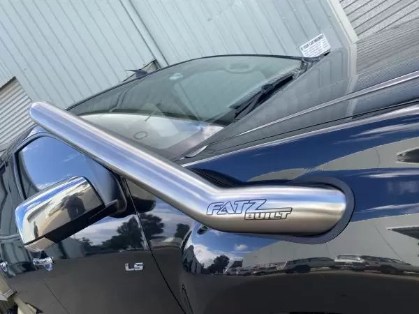 FATZ Isuzu D-Max 4″ Snorkel MY2012-19 POLISHED / POWDER COATED BLACK