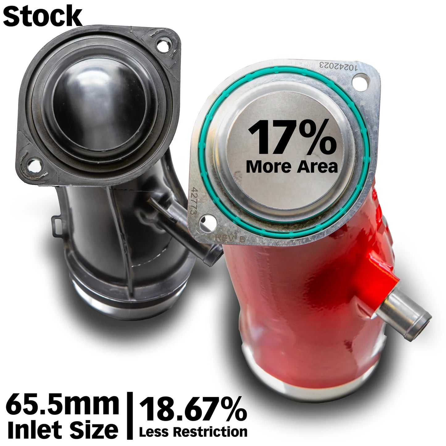 BANKS POWER Monster-Ram TURBO INLET suits For 2017-2024 Chevy/GMC 2500/3500 6.6L Duramax L5P