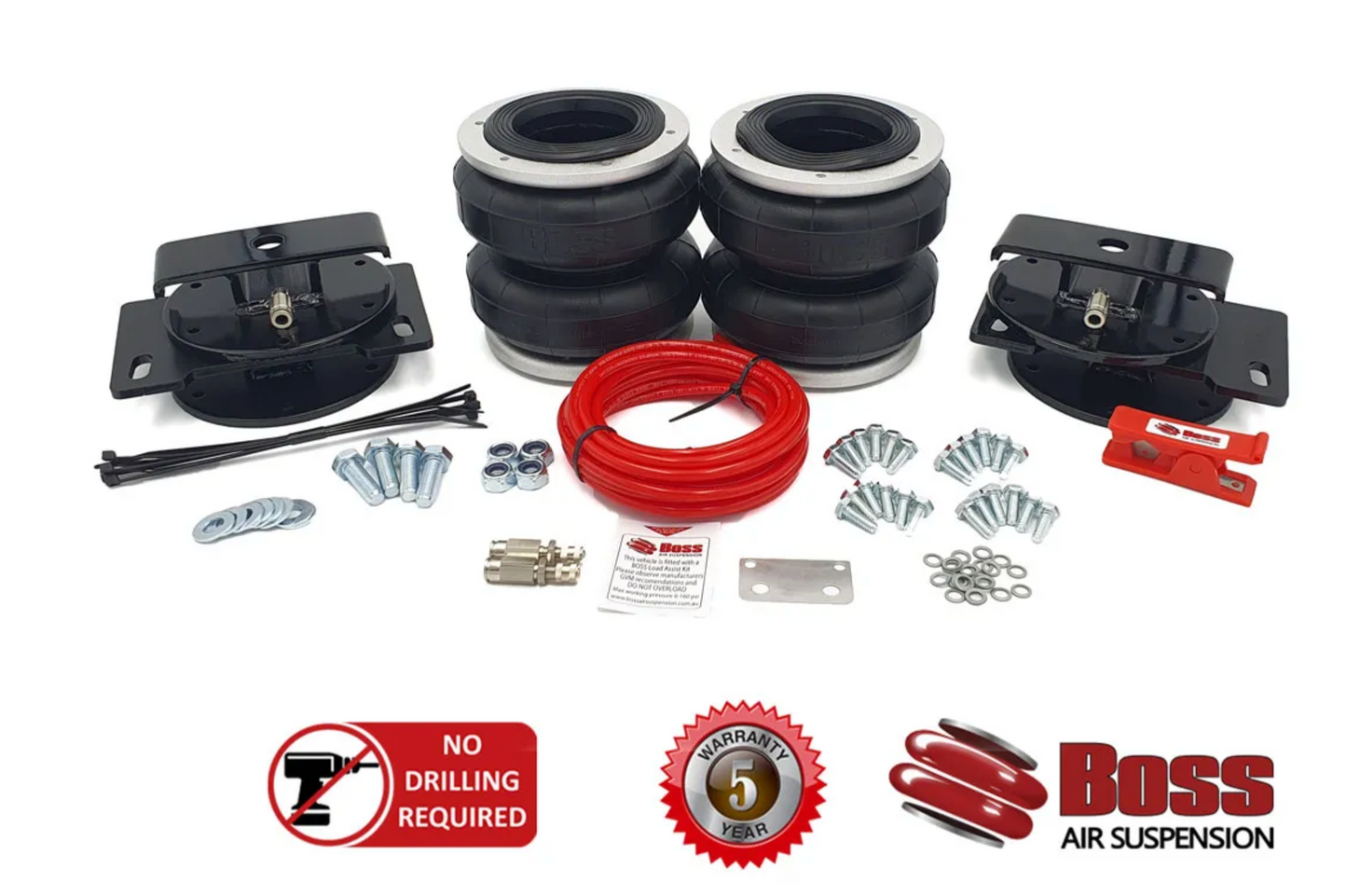 BOSS SUSPENSION Mazda BT50 TF 2021+ Airbag Suspension.(With 1-2″ rear suspension lift fitted)