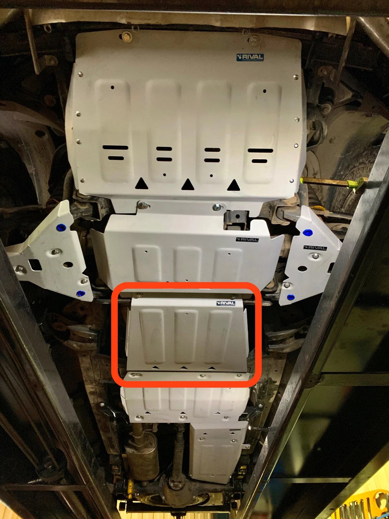 RIVAL 4X4 Aluminium Transmission Underbody Armour Ford Ranger PX1 PX2 PX3 / Mazda BT-50 2011-2020