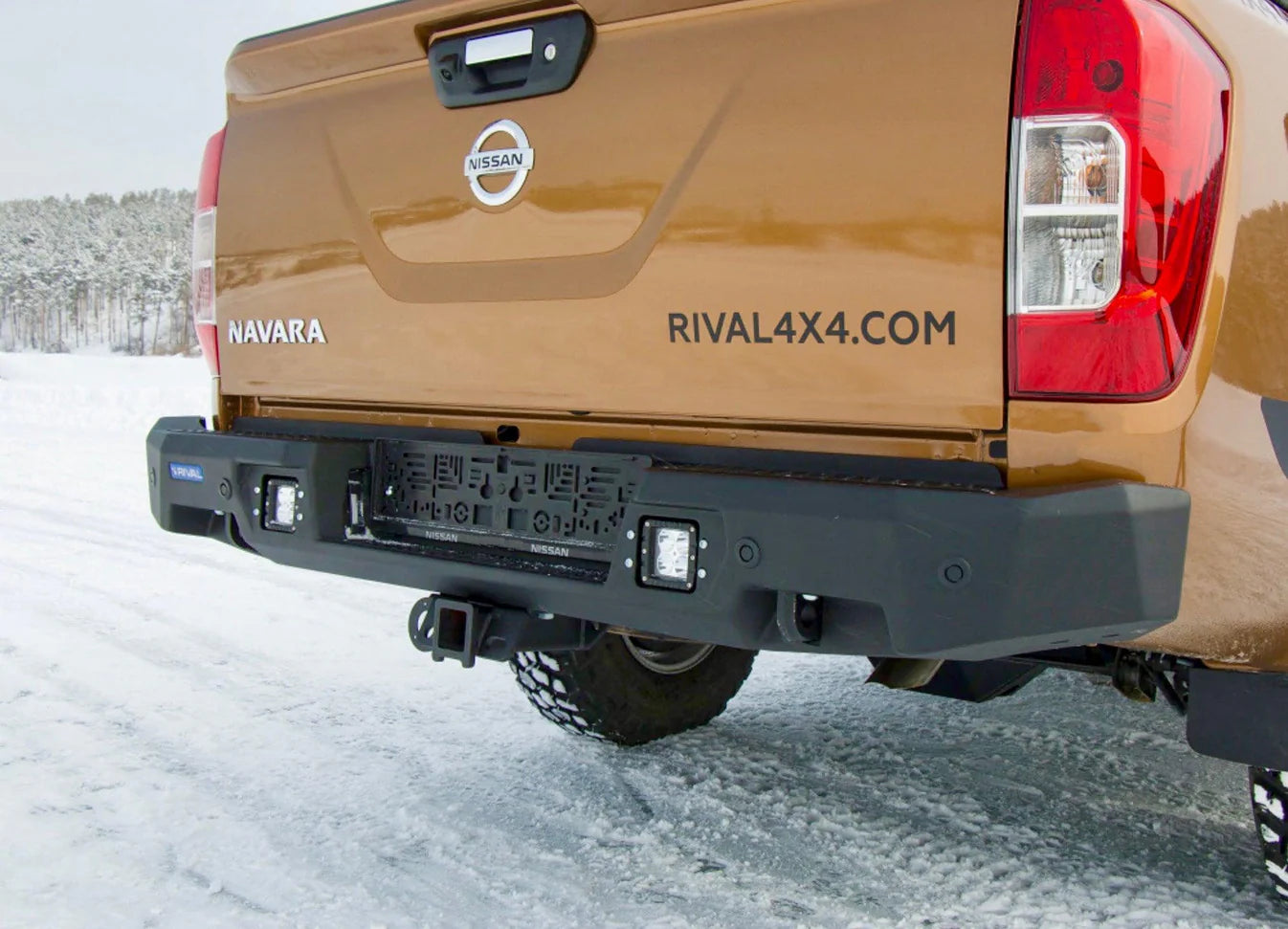 RIVAL 4X4 Aluminium Rear Bumper Nissan Navara NP300 D23 2015-2019