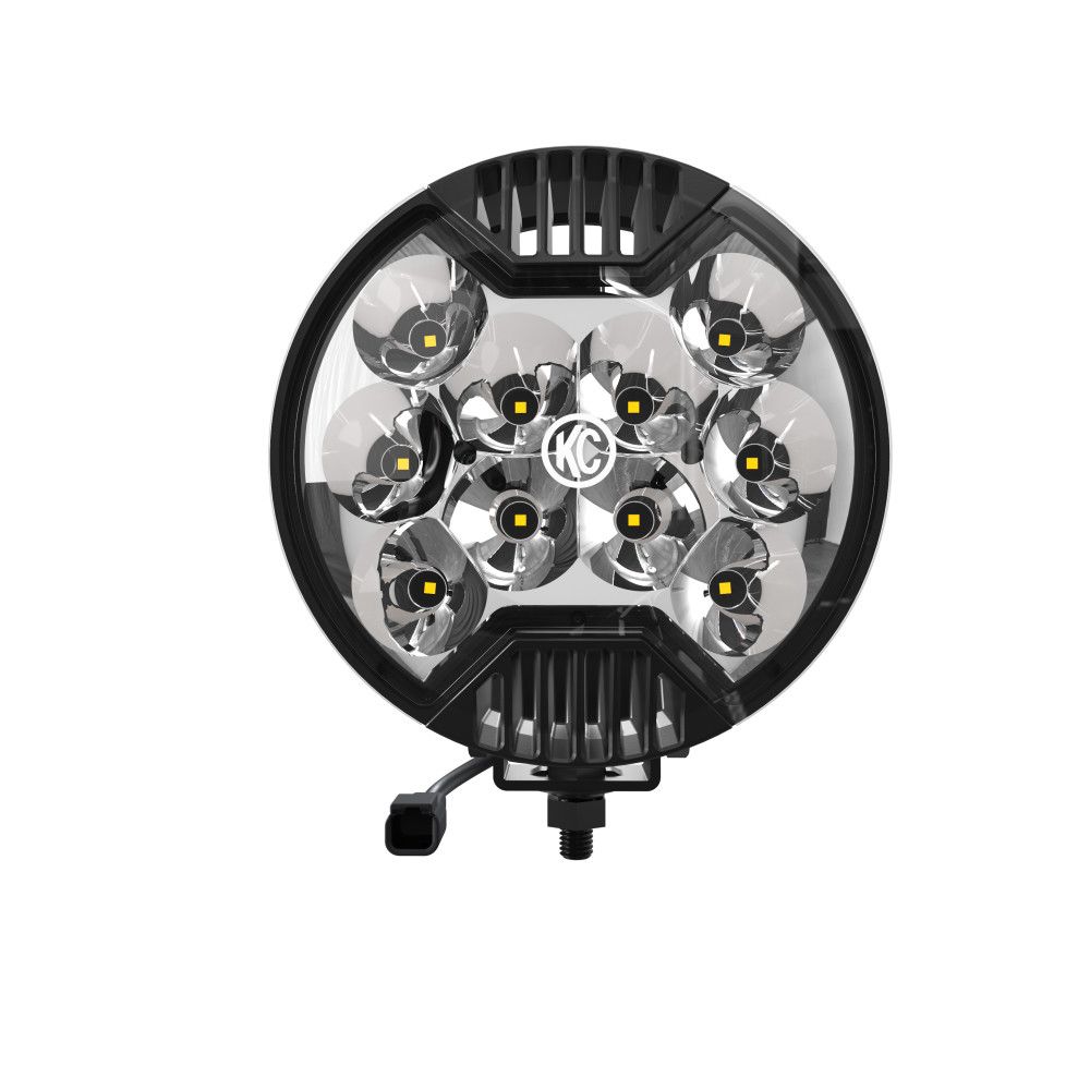 KC LITES 6" SlimLite LED - 2-Light System - 50W Spot Beam