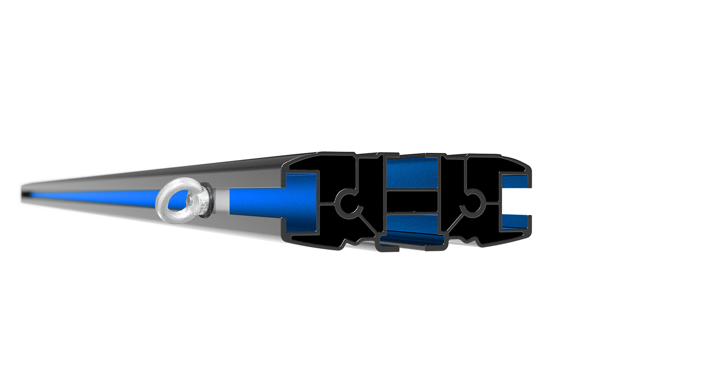 RHINO RACK RECONN-DECK BAR (1650MM) - SINGLE (RDB165)