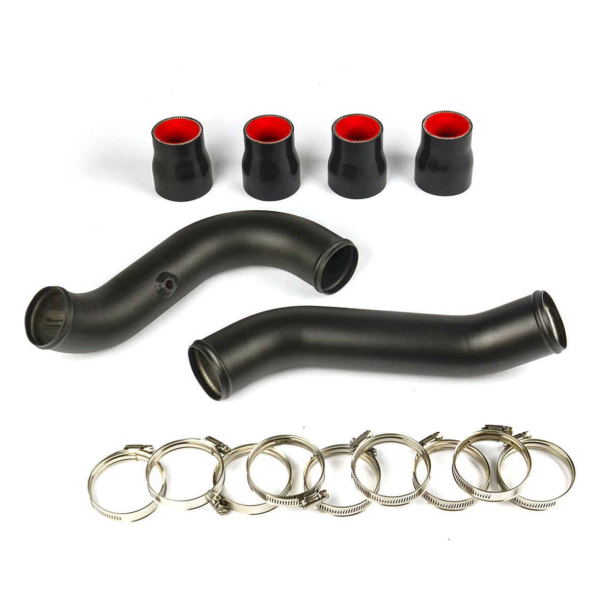 SAAS INTERCOOLER BLACK ALLOY PIPE KIT / ISUZU DMAX/MUX 3.0L 17-20