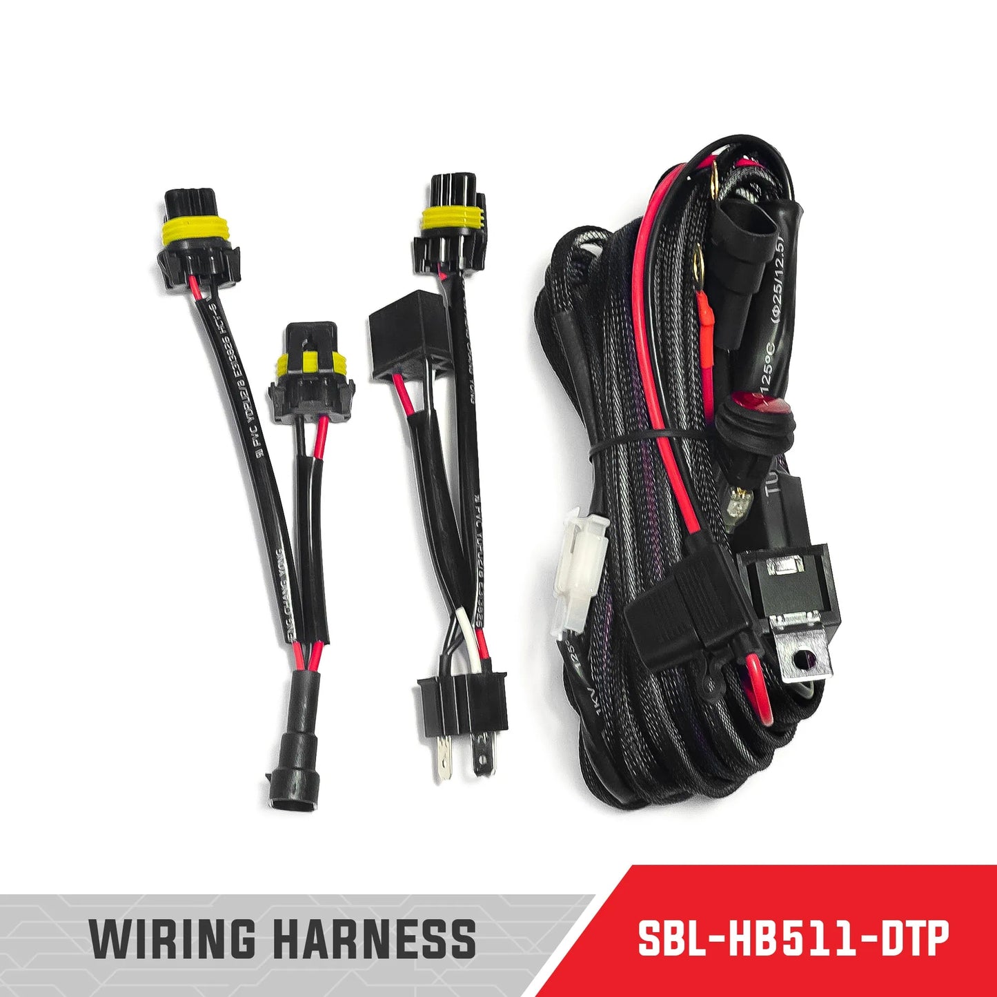 SABER OFFROAD Wiring Harnesses Universal Single Bar Lamp Wiring Harness suits up to 140W Light Bars