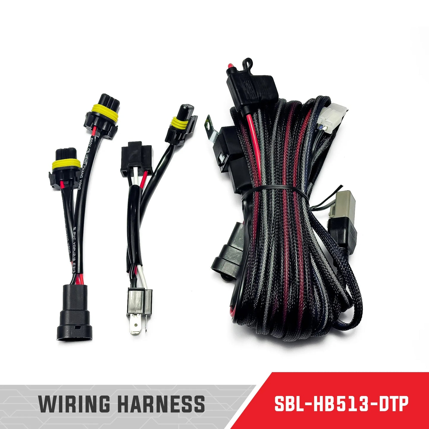 SABER OFFROAD Universal Heavy Duty Single Bar Lamp Wiring Harness suits 140W or Greater Light Bars