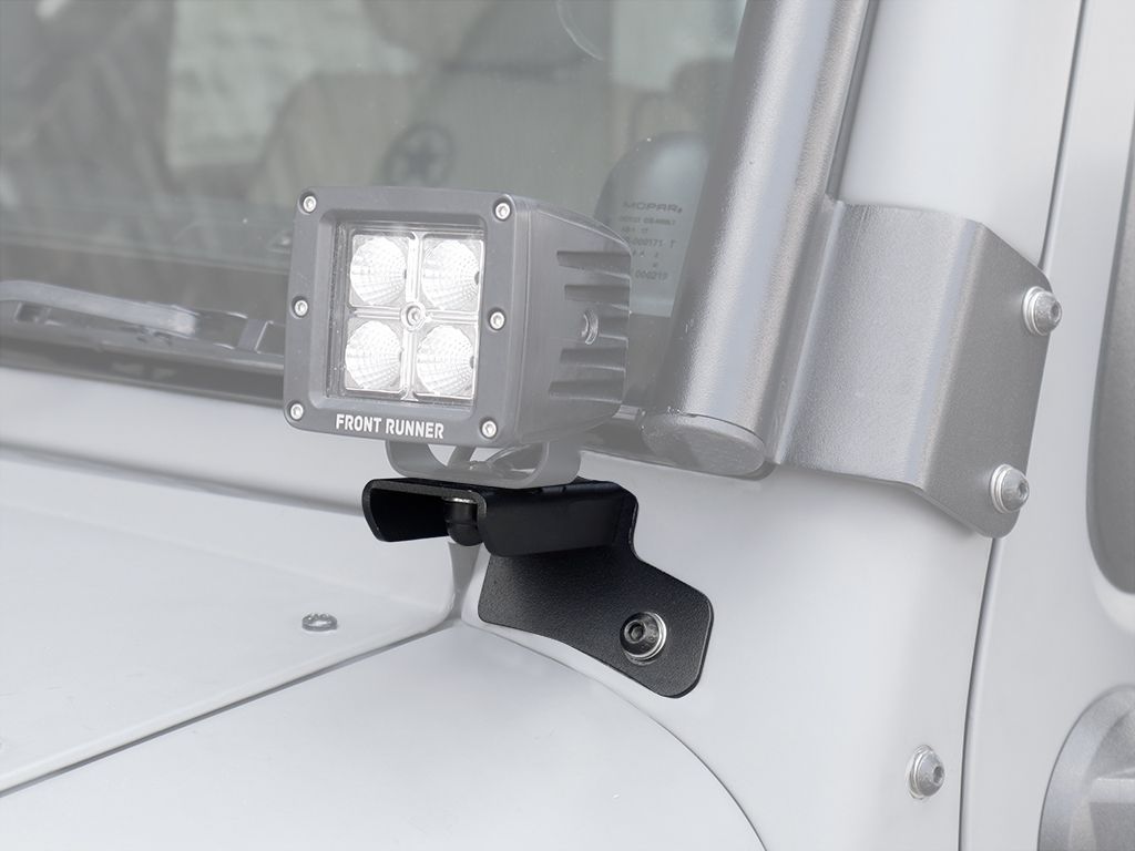 Windshield Spot Light Brackets for Jeep Wrangler JK/JKU - FRONT RUNNER
