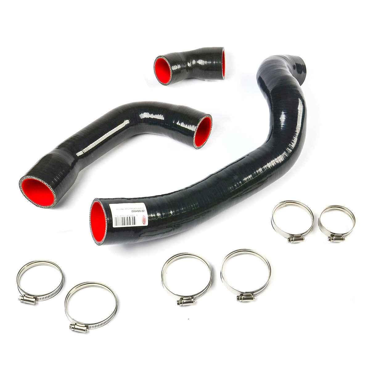 SAAS Ford Ranger/Mazda BT50 2.2L 3 Piece Silicone Hose and Clamp Intercooler Upgrade Kit 2011 - 3 Piece OE Style 2.2L