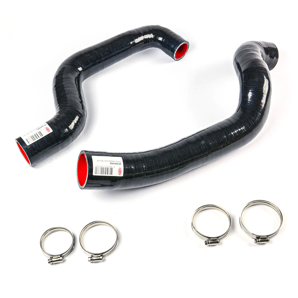 SAAS Ford Ranger/Mazda BT50 2.2L 2 Piece Silicone Hose and Clamp Intercooler Upgrade Kit 2011 - Dual Hose Upgrade 2.2L