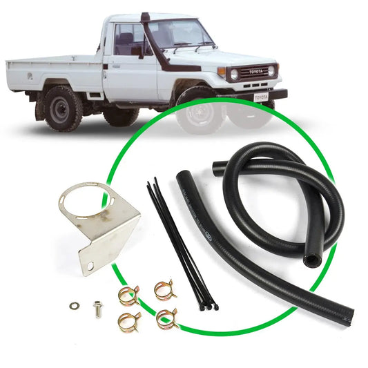 SAAS Oil Catch Tank Install Kit Landcruiser 75 Series 1HZ 1990-99
