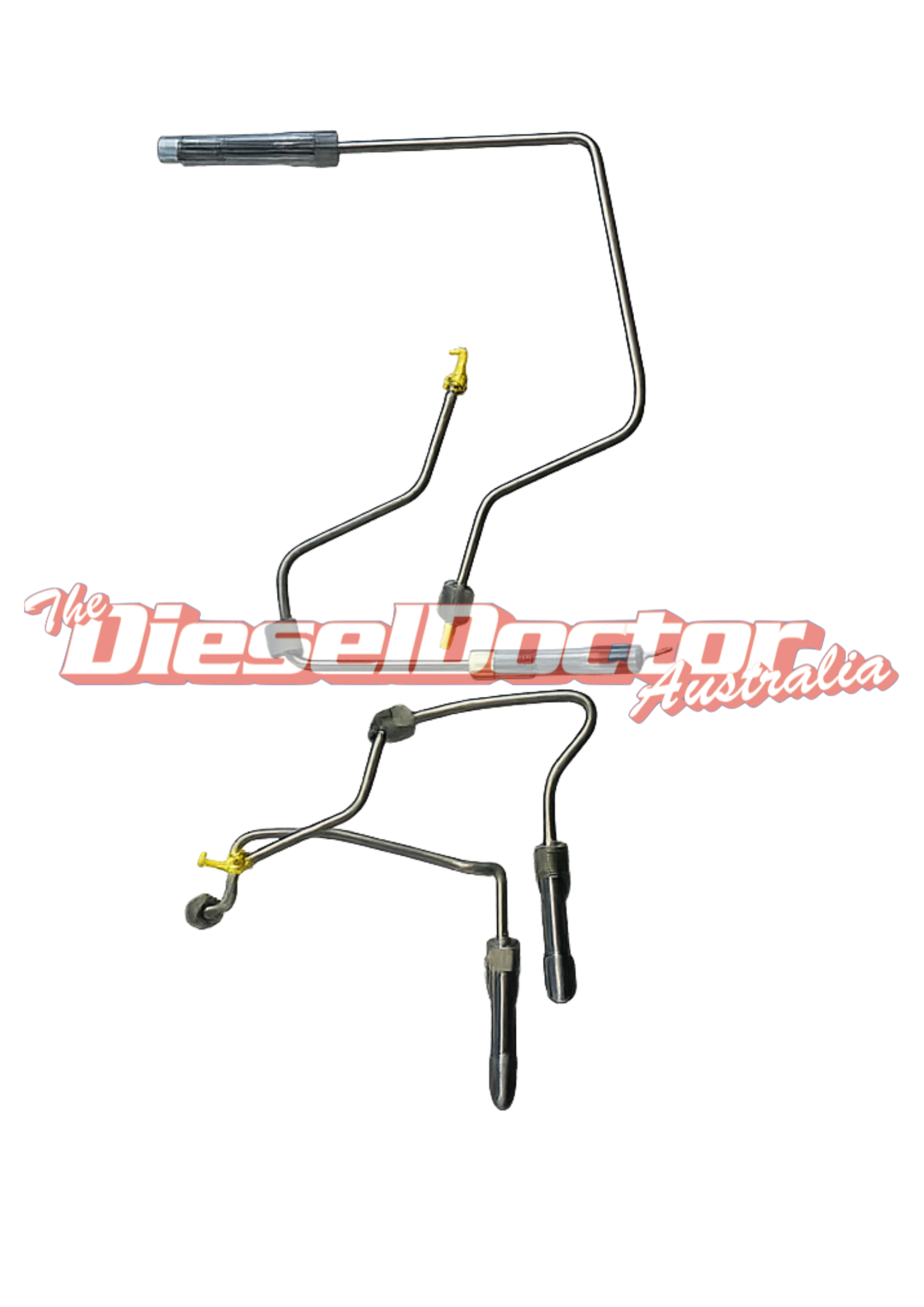 GENUINE INJECTOR FUEL LINE/PIPESET suits 4JJ1 Isuzu D-Max / MU-X DENSO 8340 PRE DPF 2014-2017