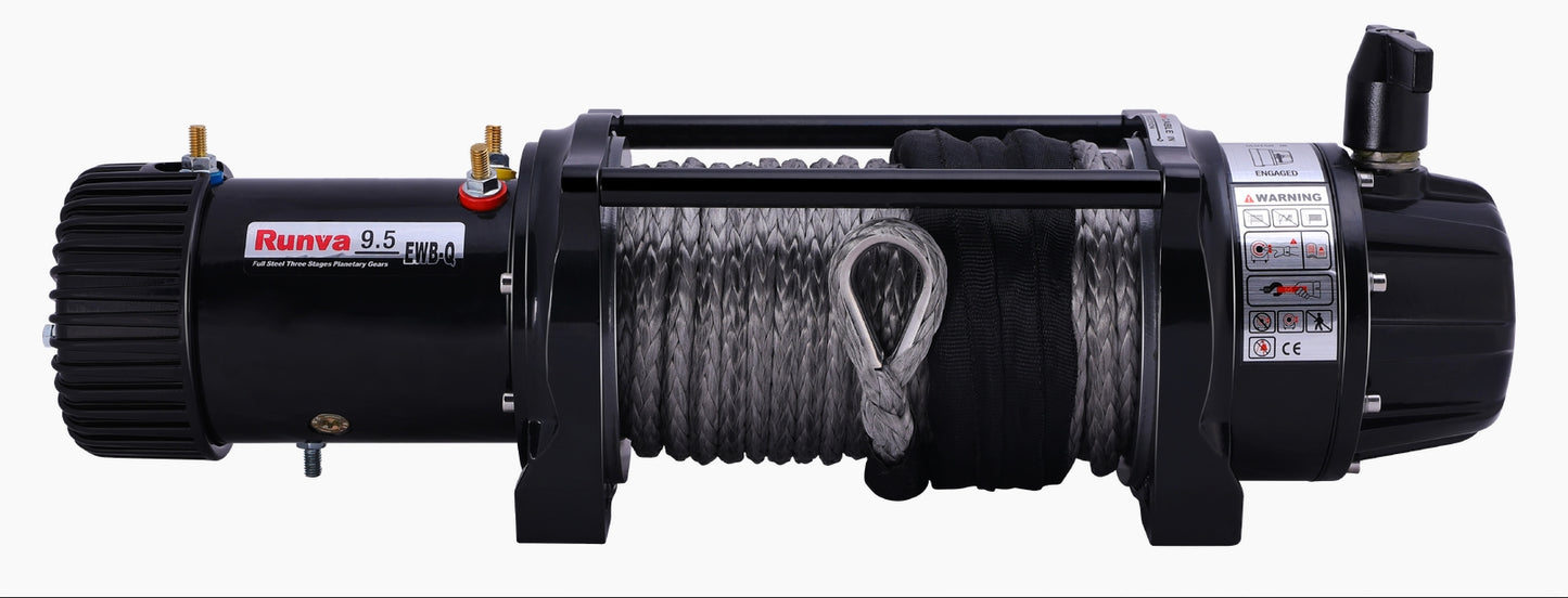 Runva winch EWB9500-Q PREMIUM 24V with Synthetic Rope