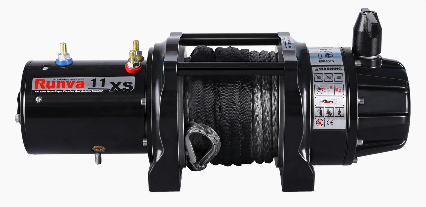 RUNVA WINCH 11XS PREMIUM 12V with Synthetic Rope