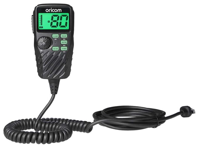 ORICOM UHF390P UHF CB Radio with Controller Speaker Microphone and Extension Cables for Pass through Connector