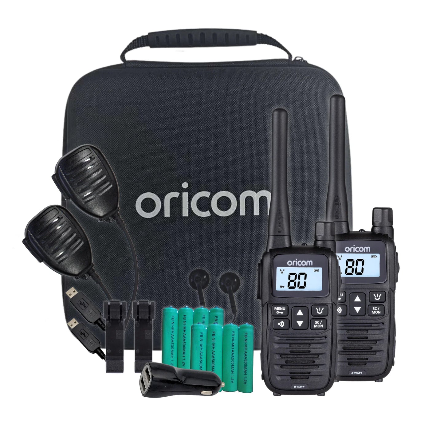 ORICOM UHFTP2400 Handheld 2 Watt UHF CB Radio Trade Pack