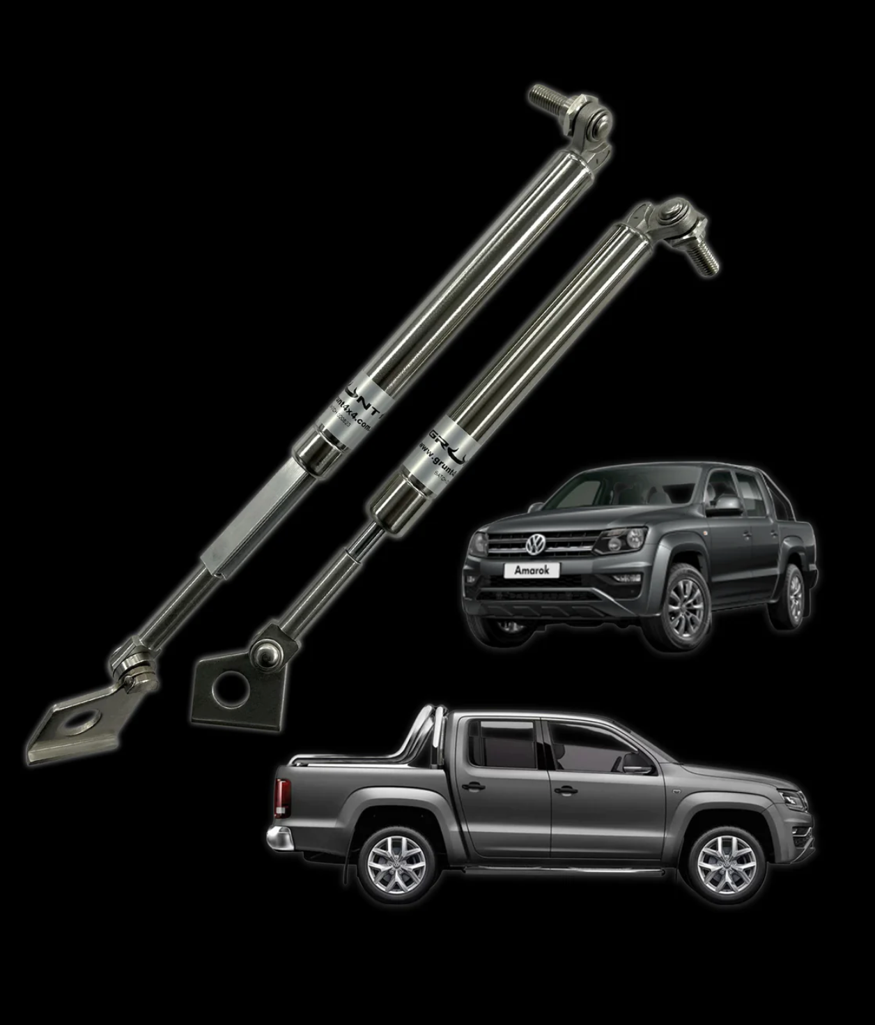 GRUNT 4X4 TAILGATE STRUT KIT UP AND DOWN FOR VOLKSWAGON AMAROK 2011-2022