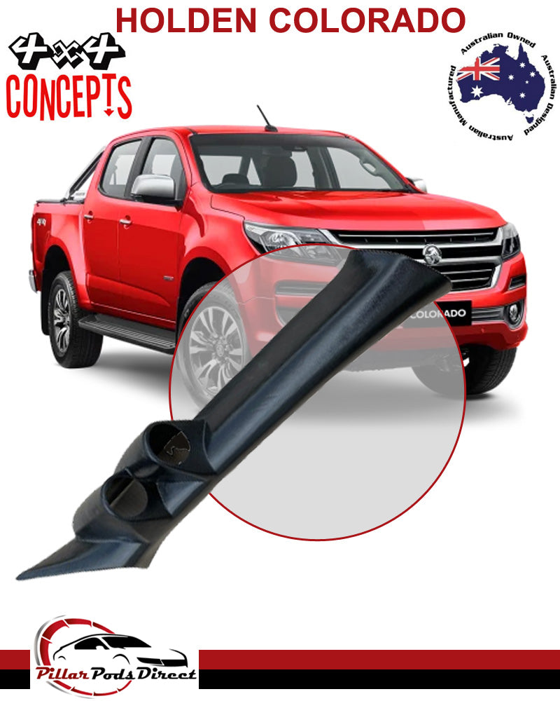 HOLDEN COLORADO DOUBLE PILLAR POD BLACK 2008-2012