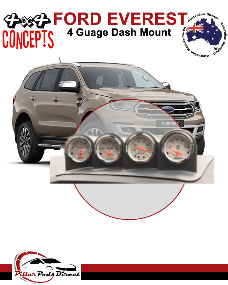FORD EVEREST 4 x 52 mm PAINTED Factory Grey 15-ON