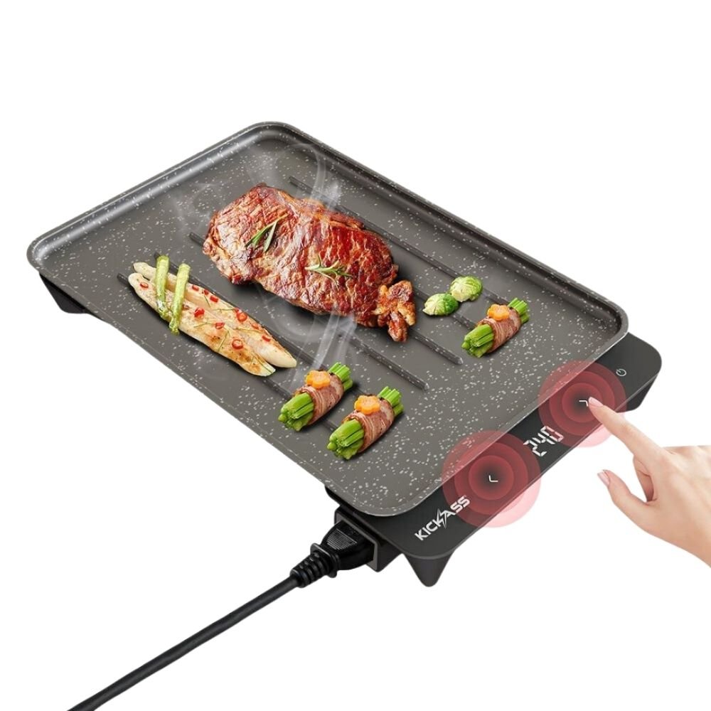 KICKASS Quickfire Portable 600W Electric BBQ For Camping
