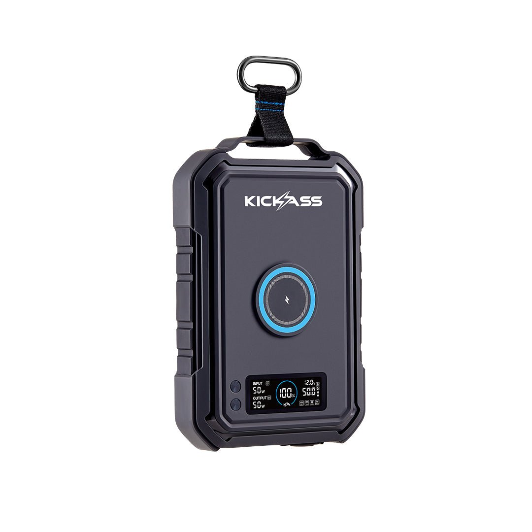 KICKASS KickCharge Compact Portable Power Pack for Camping - 12Ah / 150Wh