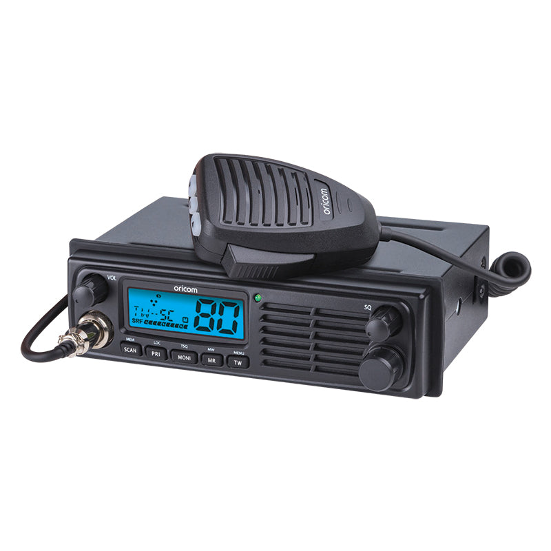 ORICOM UHF098 DIN Size 5 watt UHF CB Radio