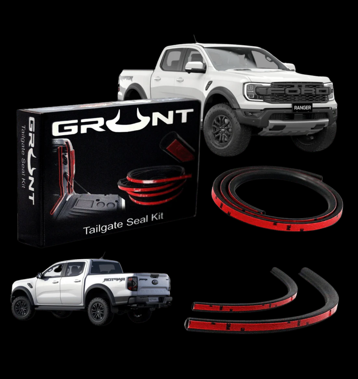 Tailgate Seal Kit to Suit Ford Ranger Raptor Next Gen RA Spray Liner Models