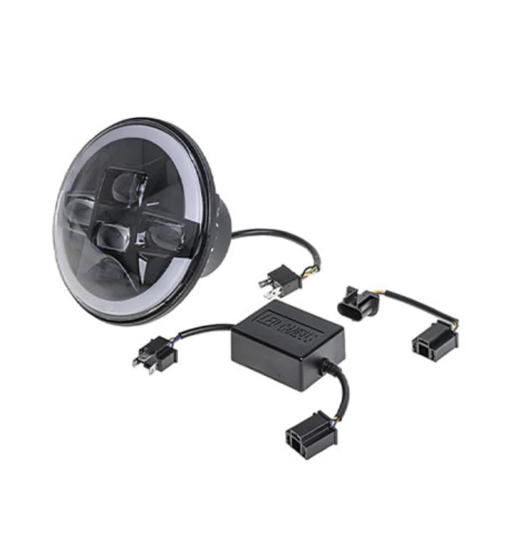 DRIVETECH 7'' LED HEADLIGHT CARBON BLACK
