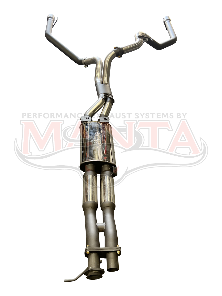 MANTA Next Gen Ranger Raptor V6 Twin 3in Cat Back Exhaust with Bimodal Integration (SSMKFD0322)