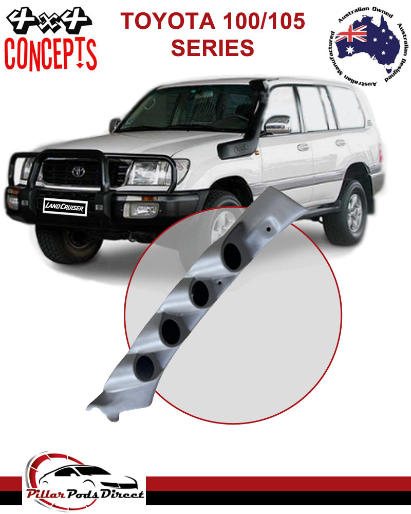 TOYOTA LANDCRUISER 100/105 4 GAUGE PILLAR POD PAINTED FACTORY BEIGE (1004PB)