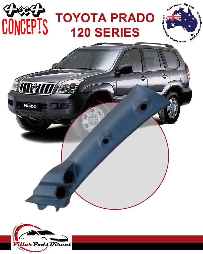 TOYOTA PRADO 120 SERIES LANDCRUISER 2 GAUGE PILLAR POD PAINTED GREY (1202P)
