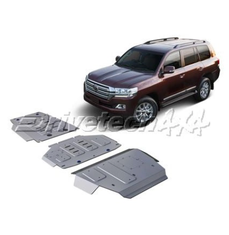 DT-UBA20 Drivetech 4x4 Underbody Armour by Rival suitable for petrol and diesel Toyota Landcruiser 200 Series with DPF (2016-On)
