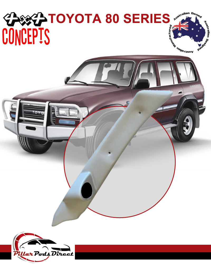 80 SERIES LANDCRUISER SINGLE PILLAR POD PAINTED GREY (801P)