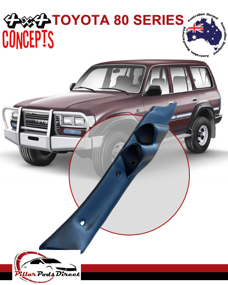 80 SERIES LANDCRUISER Double Black (802)