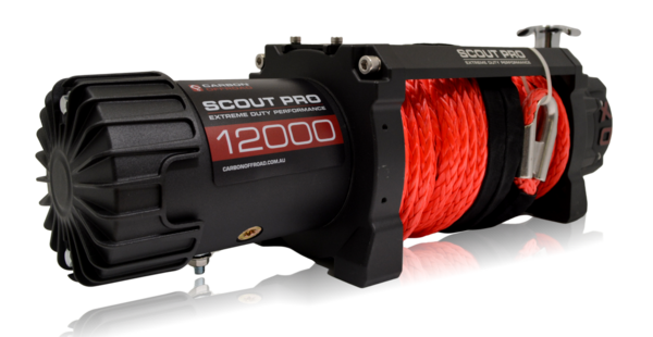 CARBON SCOUT PRO 12.0 EXTREME DUTY 12000LB FAST ELECTRIC WINCH