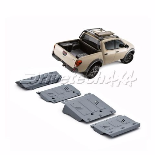 DT-UBA13 Drivetech 4x4 Underbody Armour by Rival  suitable for Mitsubishi Triton ML/MN (2006 -2015) and Mitsubishi Challenger (2006 -2015)