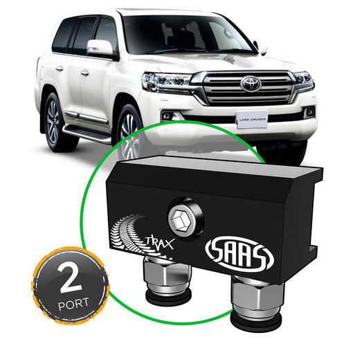 SAAS Diff Breather Kit 2 Port suit TOYOTA LANDCRUISER 200 Series 2007-2018 (DB1010-1208)