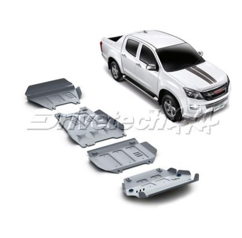 DT-UBA14 Drivetech 4x4 Underbody Armour by Rival  suitable for Isuzu D-MAX TFII and MU-X (2012-On)