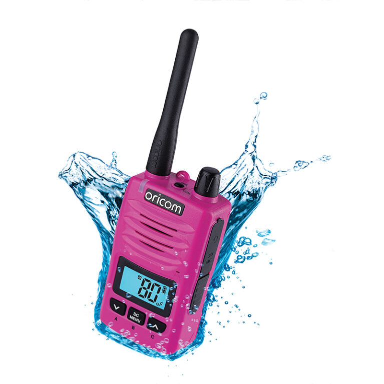 ORICOM DTX600 Pink Waterproof IP67 5 Watt Handheld UHF CB Radio