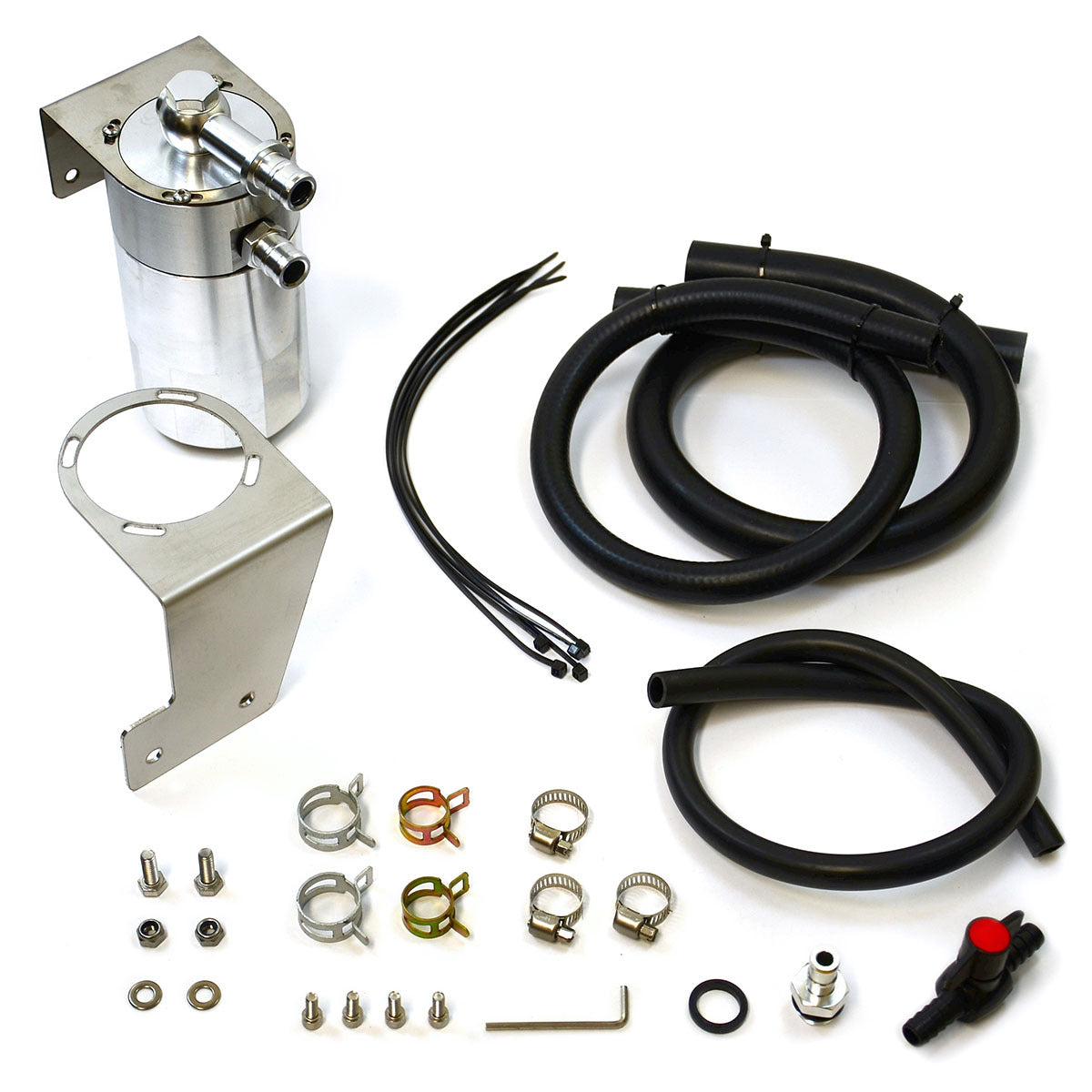 DIESEL OIL CATCH CAN WITH FULL INSTALL KIT FOR PATROL GU 4.2L 1997 - 2006