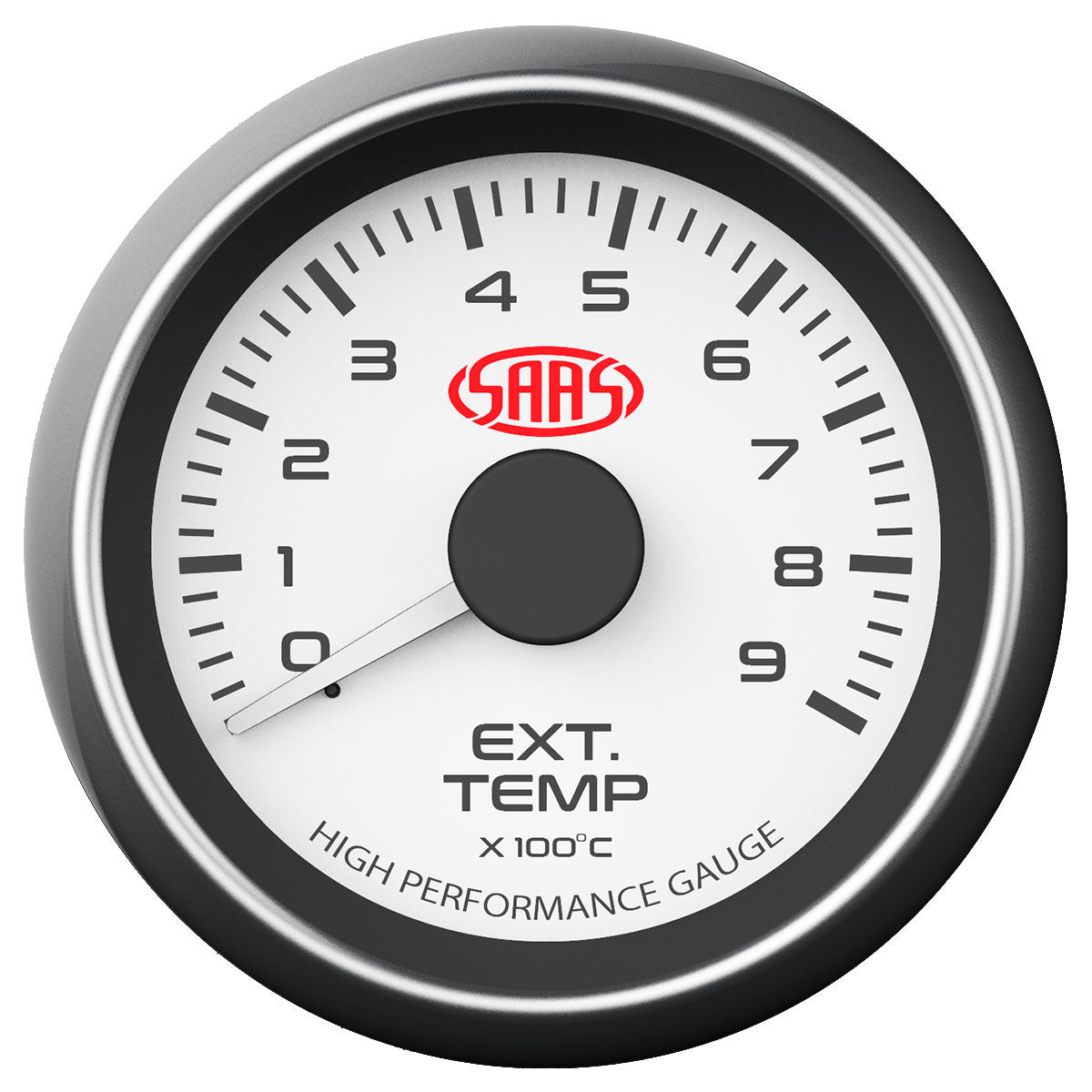 SAAS Exhaust Temp Gauge 0°-900° 52mm White Muscle Series (SG-EXT52W10)