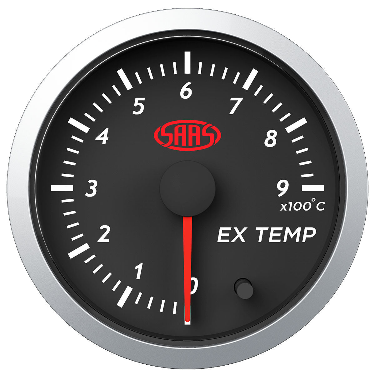 SAAS Exhaust Temp Gauge 0°-900° 52mm Black Street Series (SG21240)