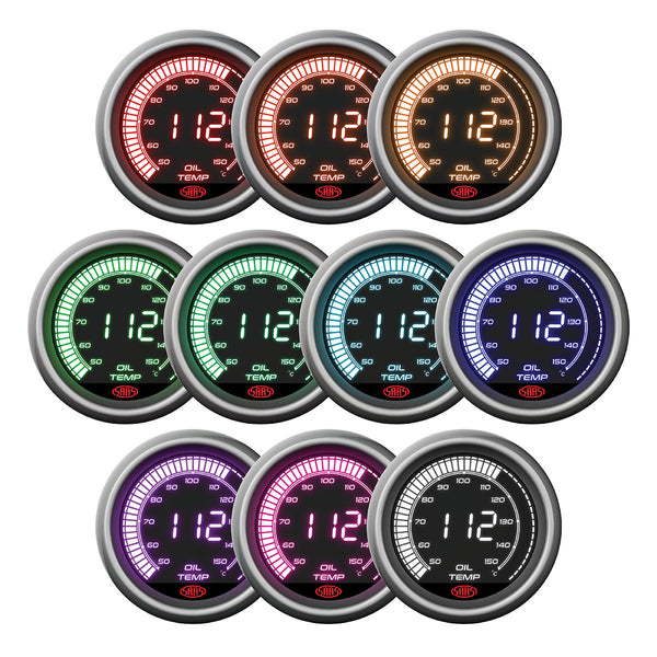 SAAS Oil Temp Gauge 50°150° C 52mm Digital Series (SG41221) THE